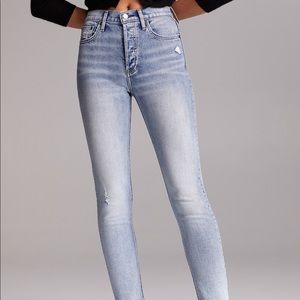 Denim Forum “The Yoko High Rise Slim” Jeans